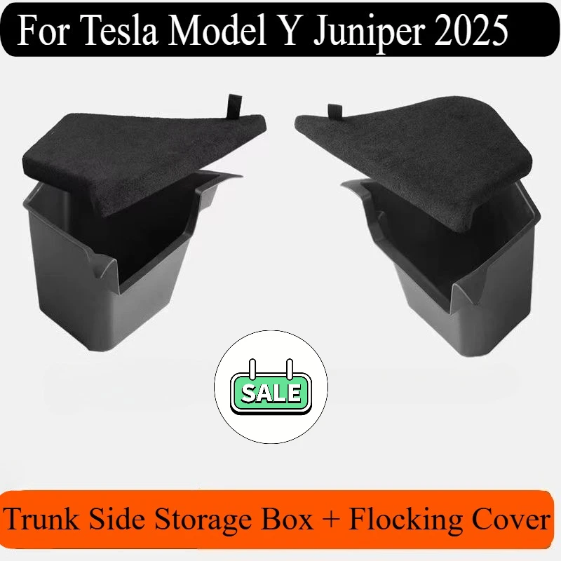 Organizador Para Tesla Model Y Juniper 2025-2026 - Juego De 5 Piezas Con Caja Consola, Reposabrazos Y Portavasos