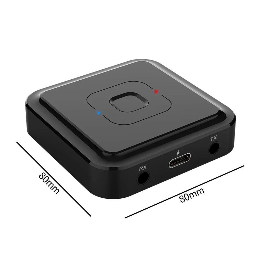 2 in 1  Wireless Audio Receiver Transmitter AUX Jack Wireless Audio Receiver Bluetooth-compatible Dongle Adapter
