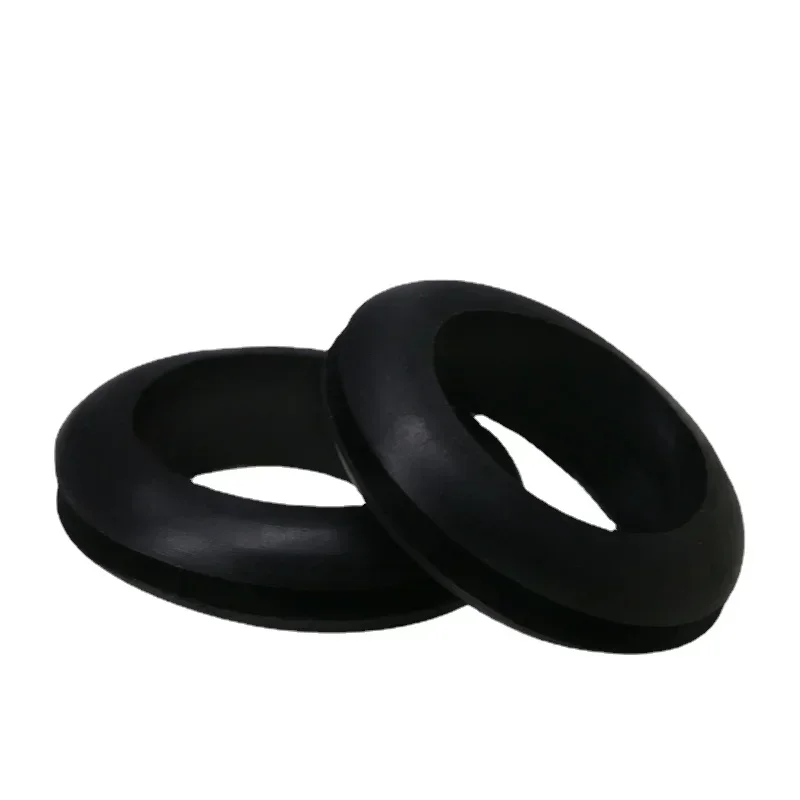 700pcs Assortment Grommets Gasket 3mm/4mm/5mm/6mm/8mm/10mm/12mm Double Sided Coil Wire Protective Rubber Seal Ring