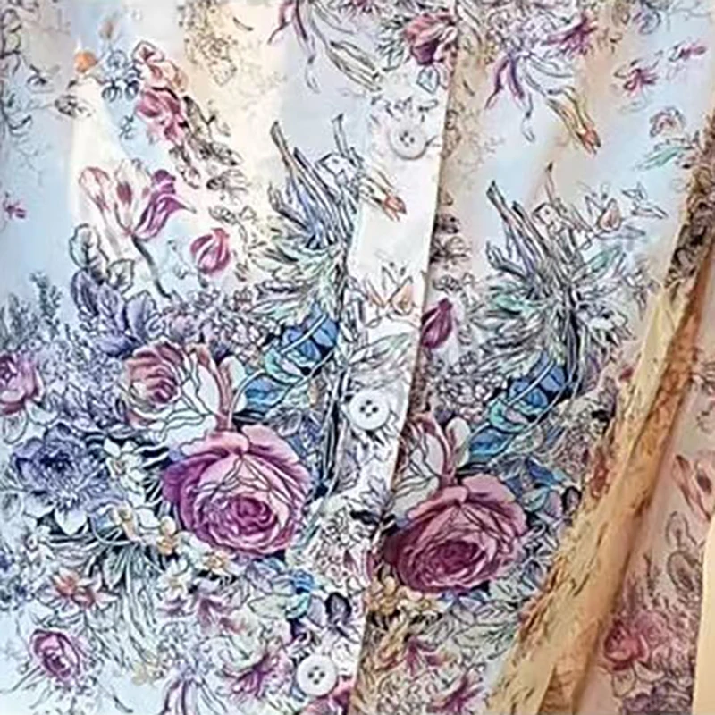 Vintage Elegant Women's Chiffon Shirt O-Neck Lantern Sleeve Printed Top Casual Office Lady trend Slim Shirts and Blouses French