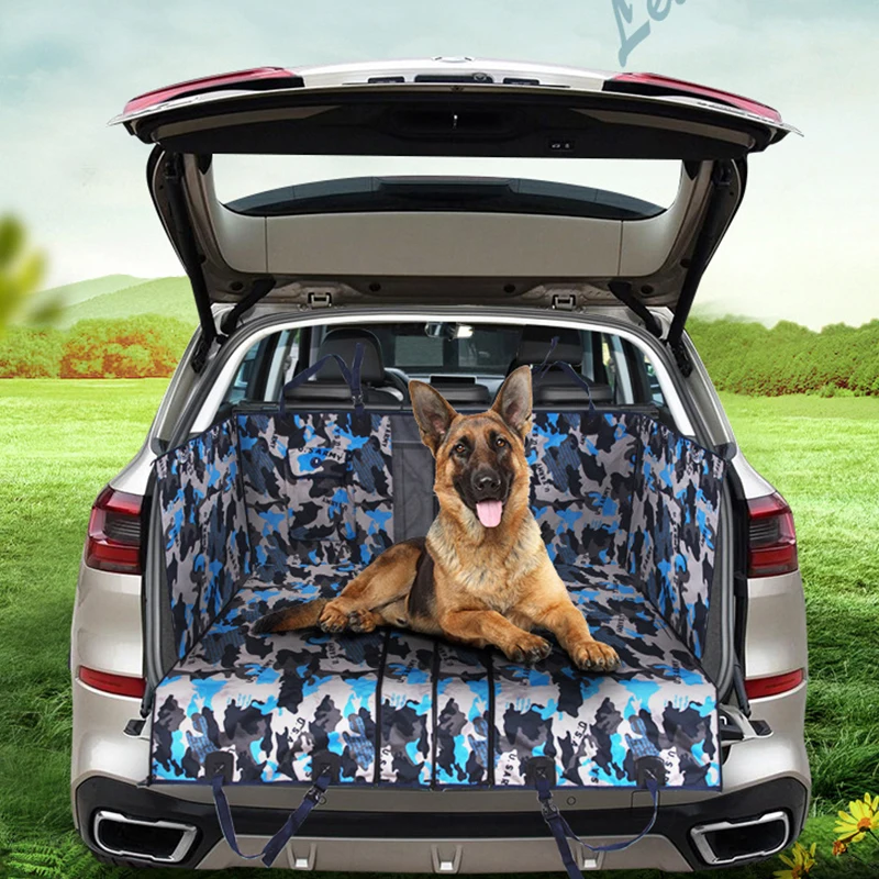 

Чехол для перевозки собак, водонепроницаемая задняя подстилка для домашних животных, защитный гамак, складные дорожные аксессуары, коврик для багажника