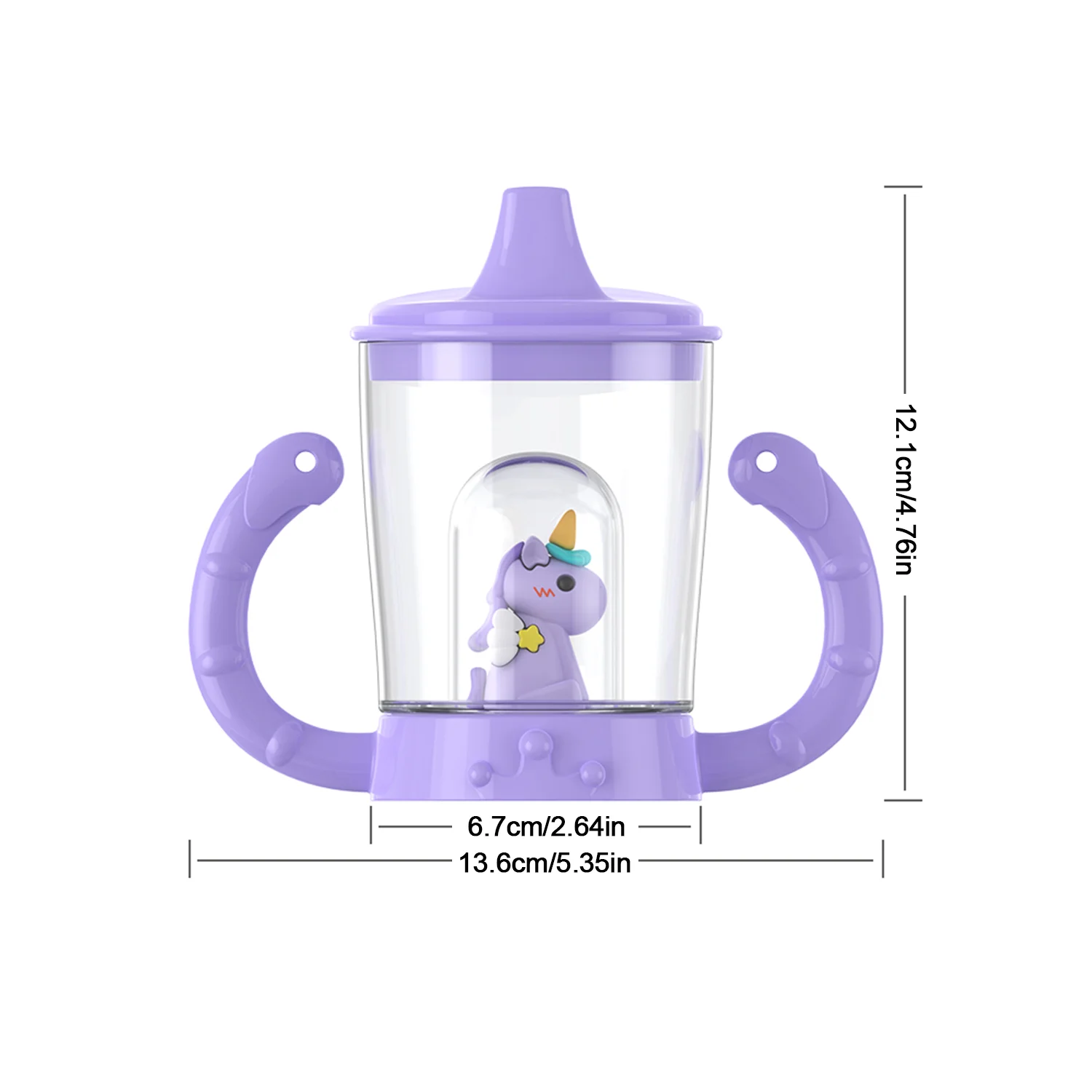 150ml baby duckbill cup milk cup gift cartoon doll shape children's water leak-proof with handle