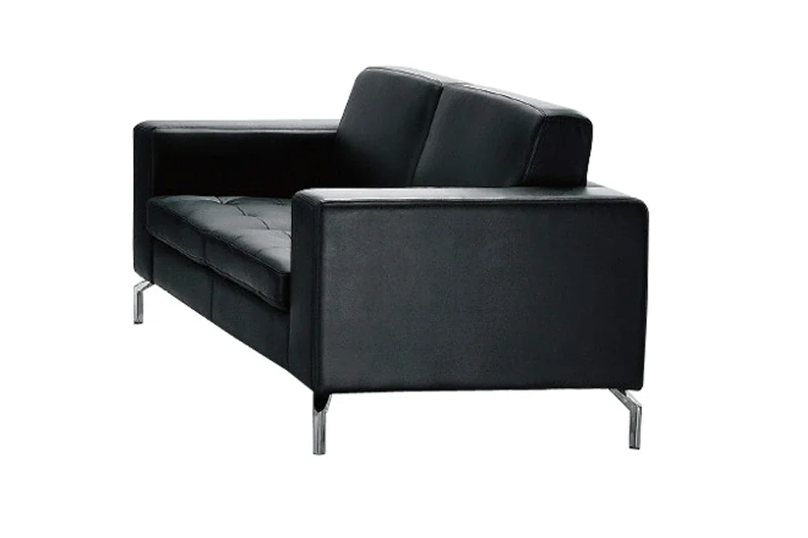 ספה מודולרית מודרנית מבצעת עיצוב מסורתי עם כיסוי עור סינתטי למשרד הבית או בית הספר