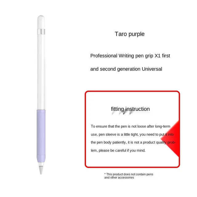 For Apple Pencil 1 2 Case Cover Universal Colorful for IPad Pencil Case Non-slip Protection Silicone for Apple Pencil 2 1 Sleeve purple