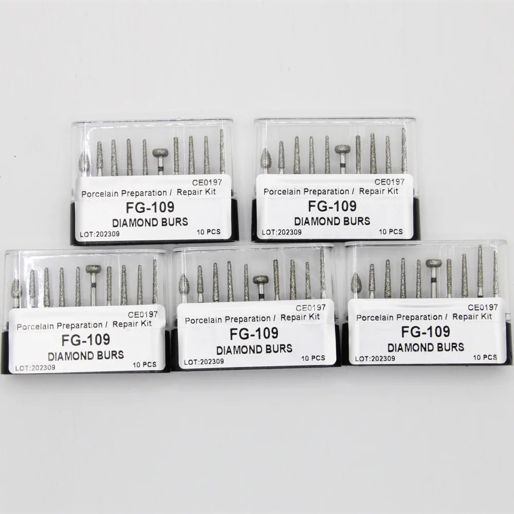 Рисунок 2 - 5 коробок, Стоматологические алмазные сверла AG