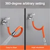Kitchen Faucet Extension Pipe Extender Anti-splash Appliance Household Extension Hose Can Rotate Hot and Cold Pipes Bathroom 1