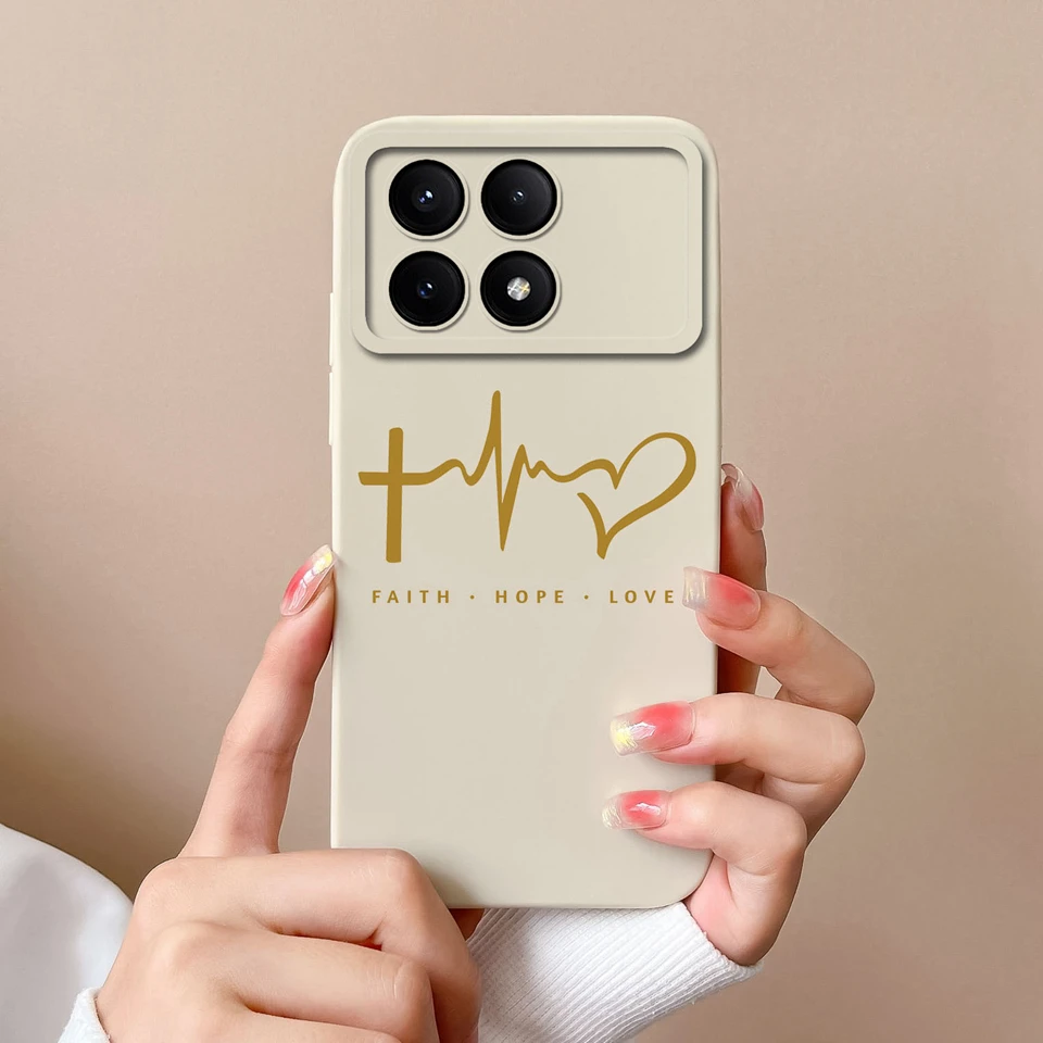 Gesture Love Heart Liquid Case