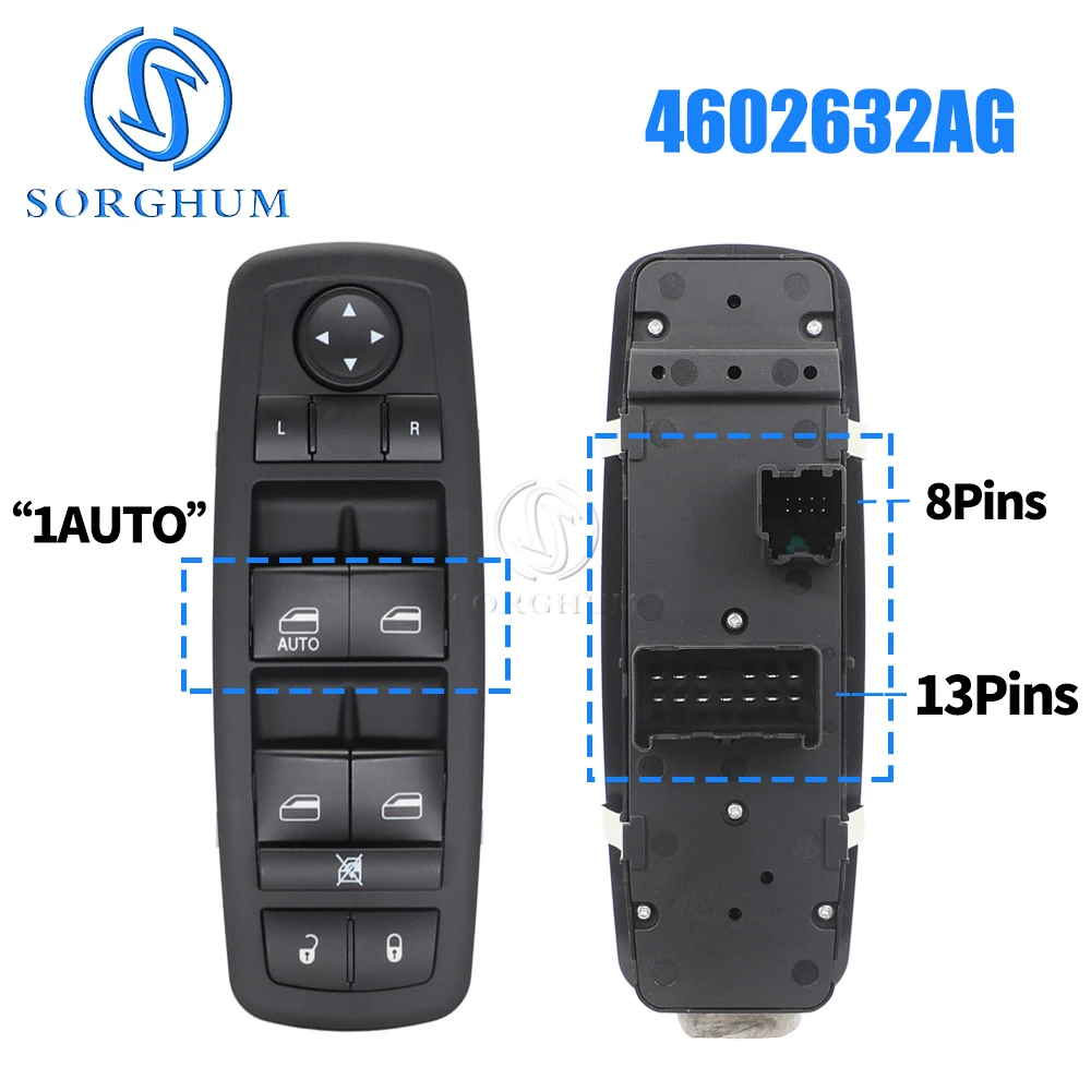 Sorghum 68231805AA 4602544ag 04602632ag Haupt schalter für Fensterheber für Dodge Journey Nitro Chrysler für Jeep Liberty 68298088aa – Detail 7