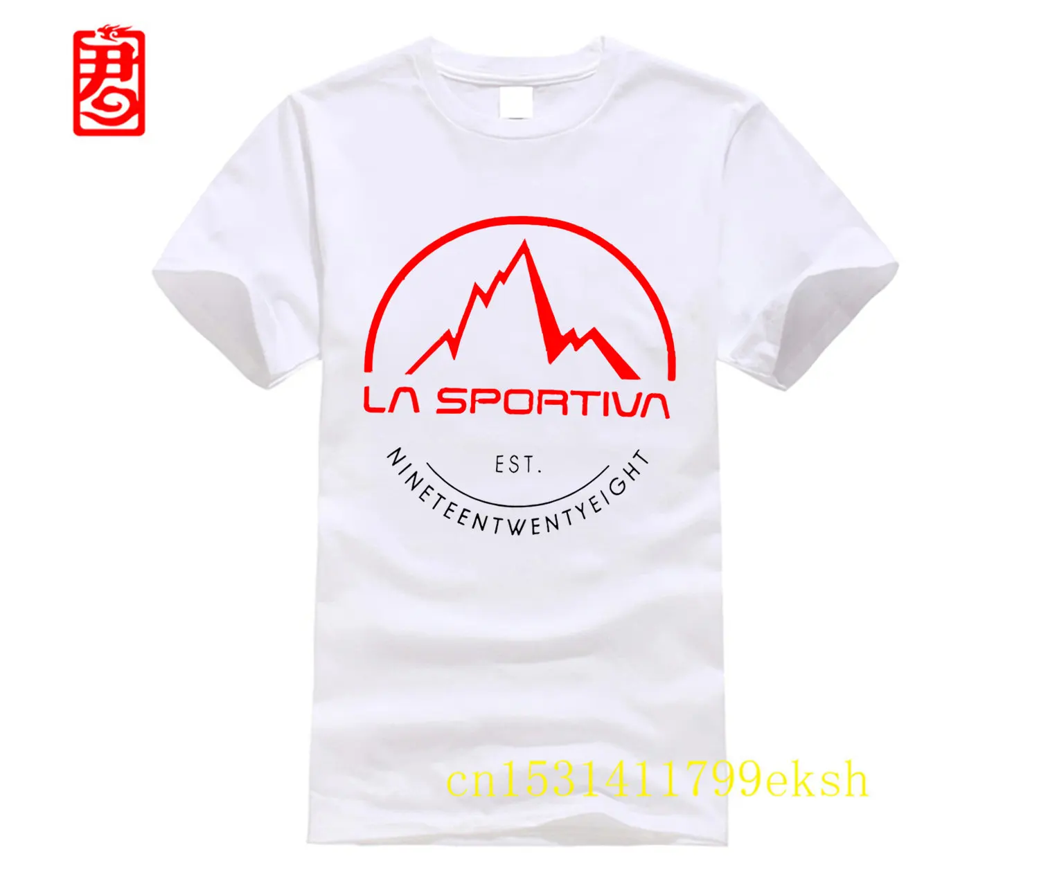 

for mans La Sportiva t shirt Top Pure Cotton Men T Shirt Cotton fashion 2019 trend T shirt