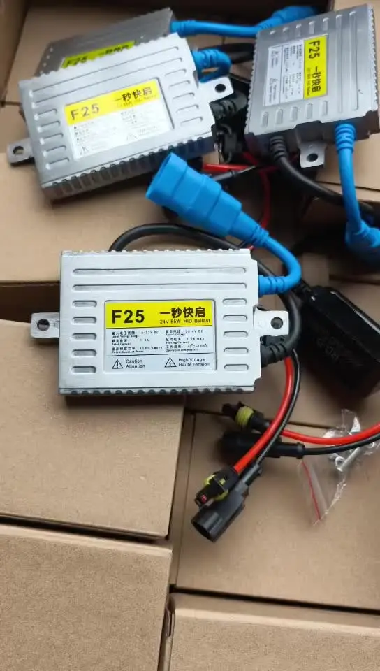 24V 55W Ксеноновый комплект скрытых фар для грузовиков Quick Start H4 bixenon H1 H7 H11 HB3 HB4 9005 5500K