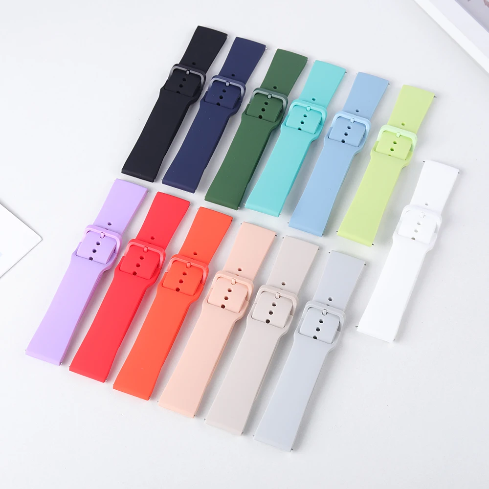 Silicone Sport Strap for Smartwatch - 22mm Premium Accessory Band