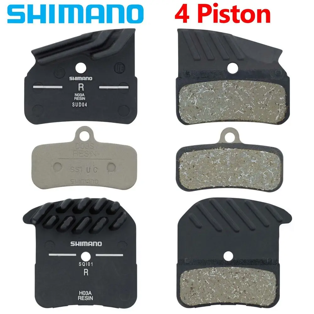 SHIMANO MTB 4 Piston brake pad 2Pair 4pcs H03A/N03A/D03S M9120 M8120 M7120