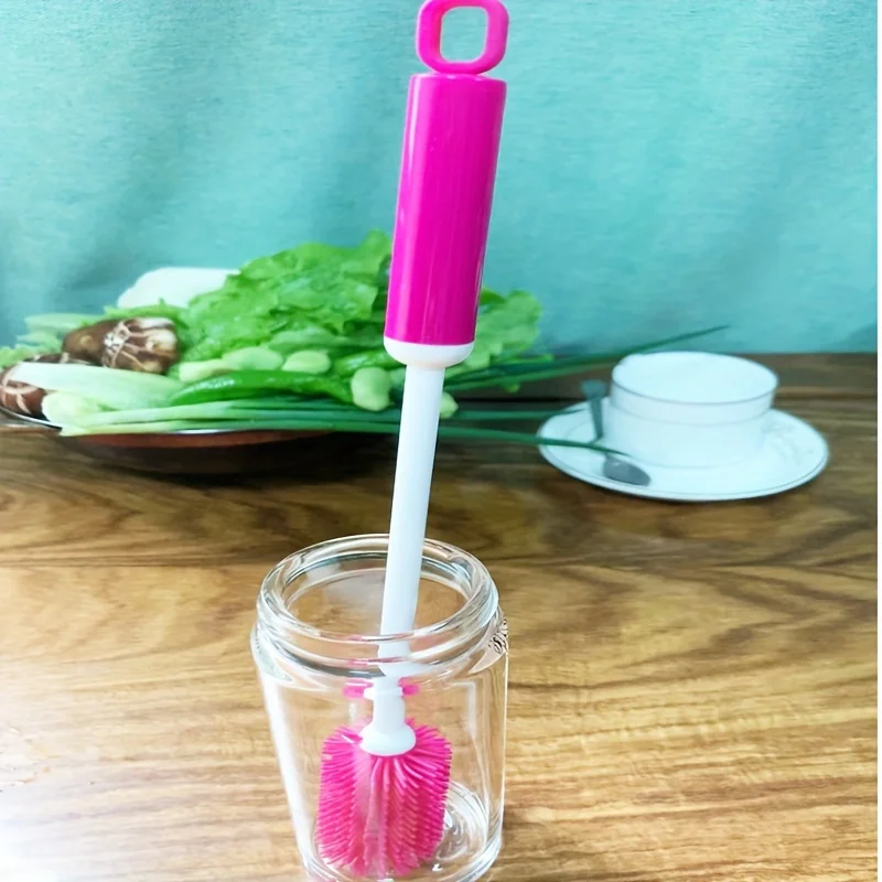 Silicone Long Handle 360 Rotating Multi-Purpose Cleaning Brush