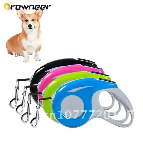 

Automatic Traction Rope 3M/5M Dog Leash Rope For Large Dogs Durable Nylon Retractable Puppy Walking Lead Extending Pet Products