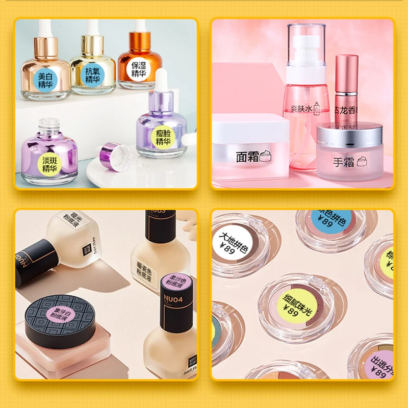 【Buy 2 Get 10% off】NiiMBOT D110 D11 D101 Label Maker Machine Round Label Sticker Cosmetic Essential Bottle Cap Oil-Proof Paper