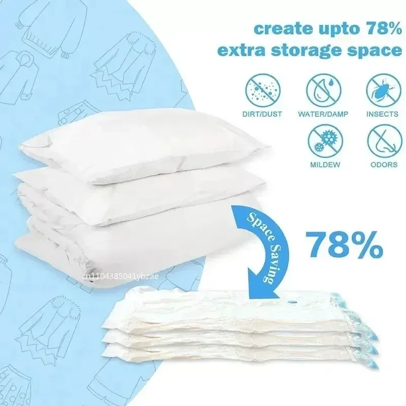 Thickened Vacuum Compression Bag Transparent Quilt Clothing Storage and Sorting Household
