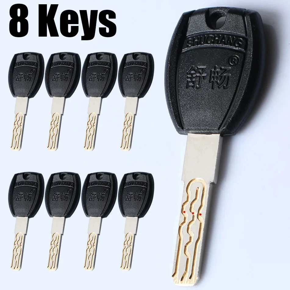 Gear door lock 13 tooth cylinder door 10 tooth lock core 11 outdoor door lock anti-theft core multi lock 8 keys door lock cylinder
