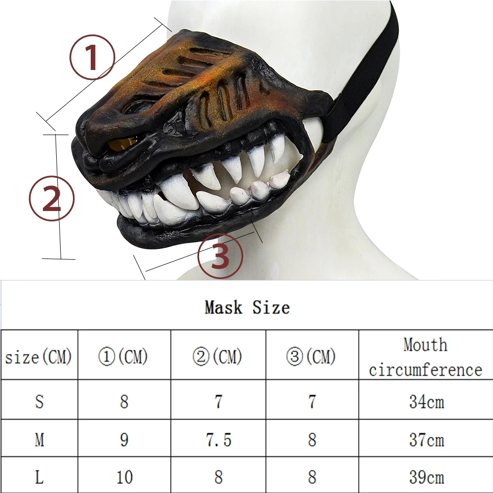 Fashion Dog Mouth Mask Padded Latex Rubber Muzzles For Large Dog Role Play Mask Puppy Halloween Cosplay Photo Props