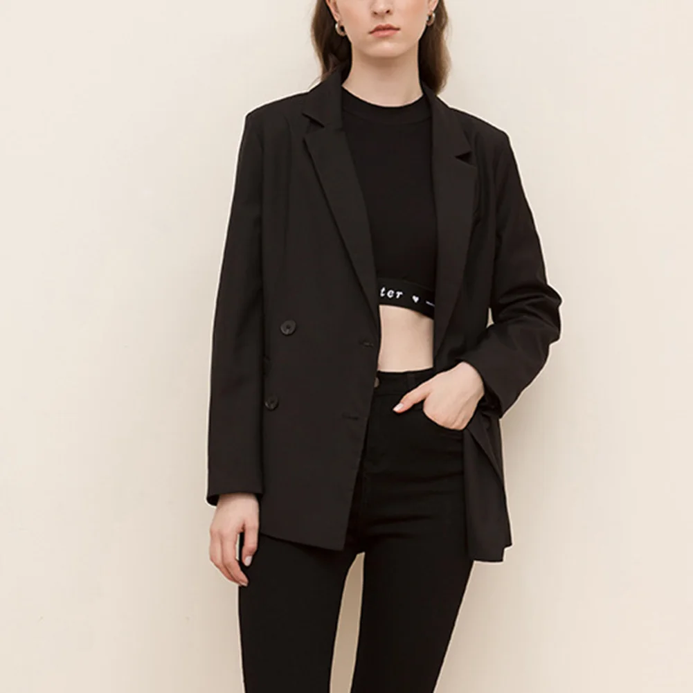 

Top Shirt Crop Top Cropped Bottom Round Neck Slightly Elastic Slim Long-sleeved Small Turtleneck Comfy Fashion