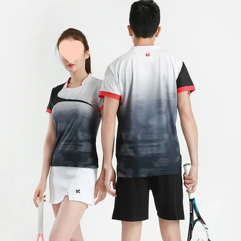 White Volleyball Uniform Set Team Sportswear Women's Short Sleeve Skirt Men's Shorts Customizable Volleyball Kit from Mainland C