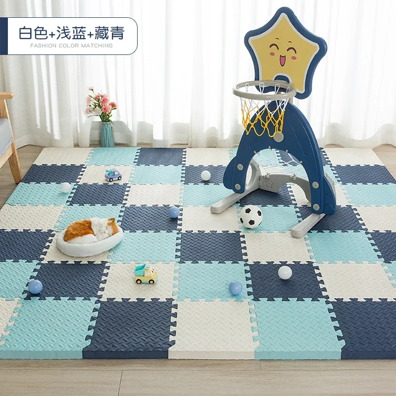 Puzzle Mat Baby EVA Foam Play Black and White Interlocking Exercise Tiles Floor Carpet And Rug For Kids Pad 30*30*1cm Gifts puzzle play mat baby play mat foam play mat play mat
