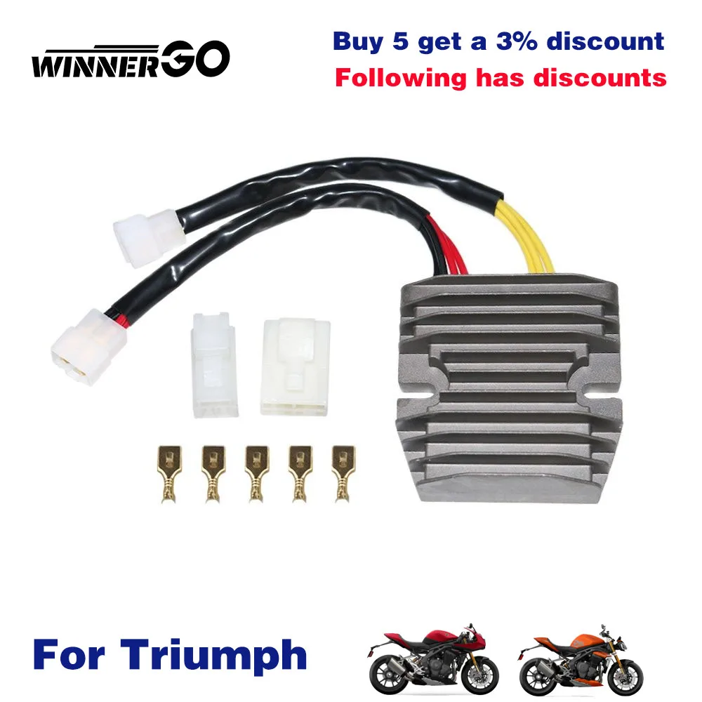 Raddrizzatore Del Regolatore Di Tensione Del Motociclo Per Triumph Speed 955 1050 Triple 1050 955 Speed Four 600 Speed Triple 955 2012-2013 2008