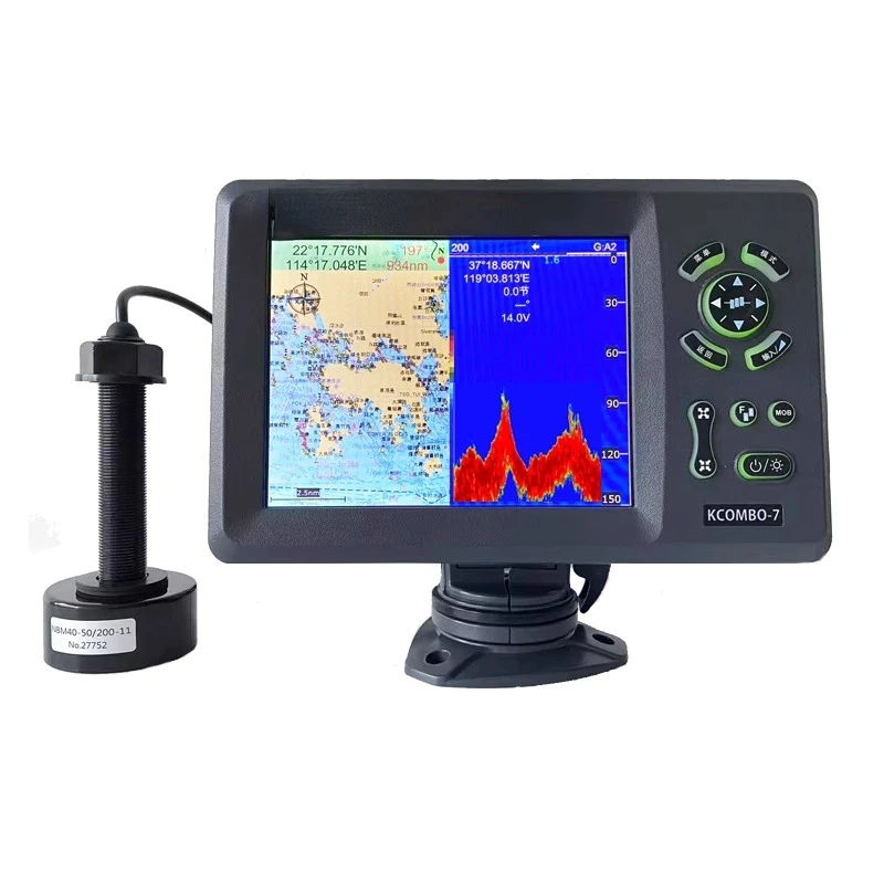 

Applicable to Annwa Kcombo7 Marine Three-in-One Chart Machine Fish Finder GPS Satellite Navigator Water Depth Measurement