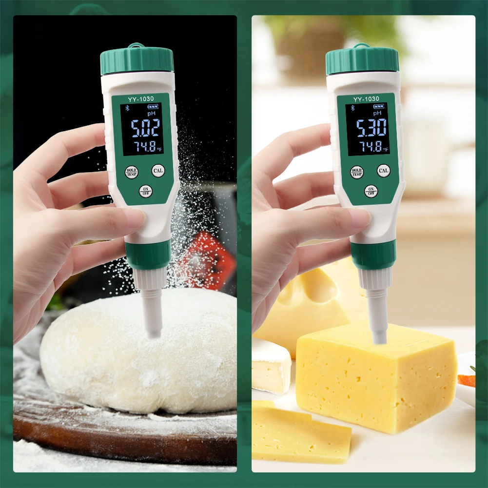 Digital Bluetooth PH Meter Sensitive Probe Cosmetic Water Quality Detector Acidity Meter For Cream Lotion Cosmetics