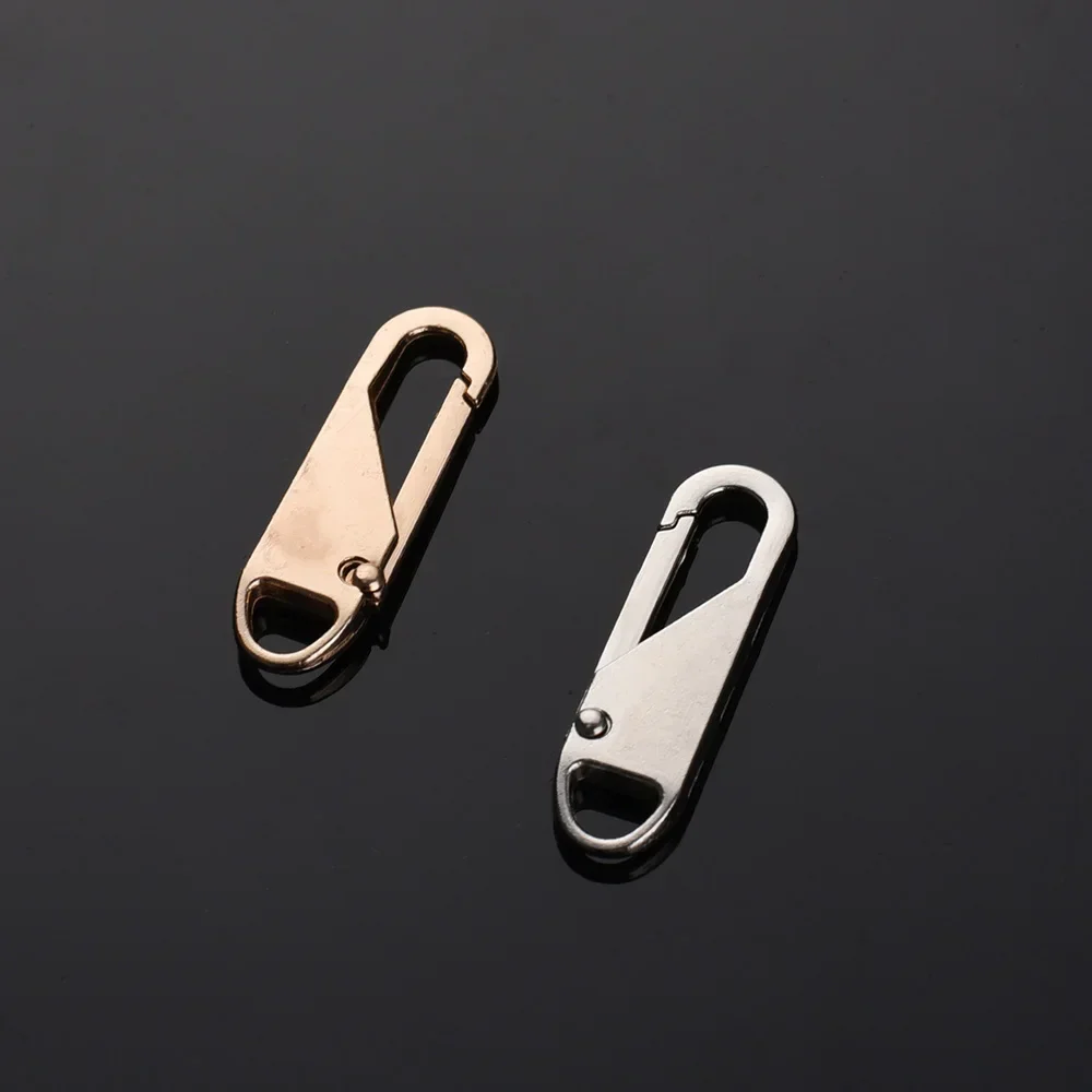 Disassembly Slider for Zipper Puller DIY Craft Universal Sliders Sewing Tools Travel Bag Repair Kit Alloy Metal Zippers Apparel