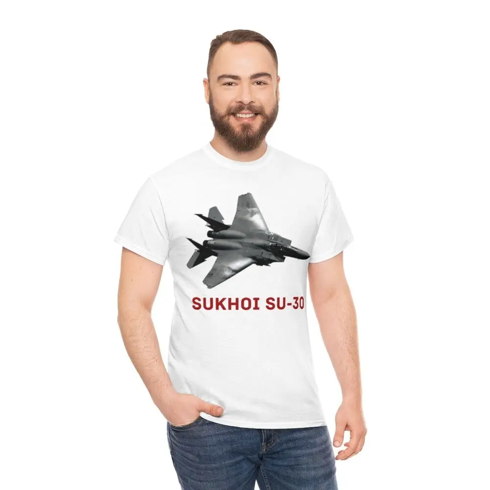 

Sukhoi Su-30 Russia Aircraft Air Force Men T-shirt Short Sleeve Casual Cotton O-Neck Summer Shirts