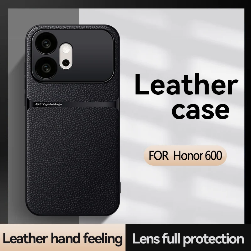 ELVEV Magnetic PU Leather & Soft TPU Ultra-thin Camera Protection Phone Case