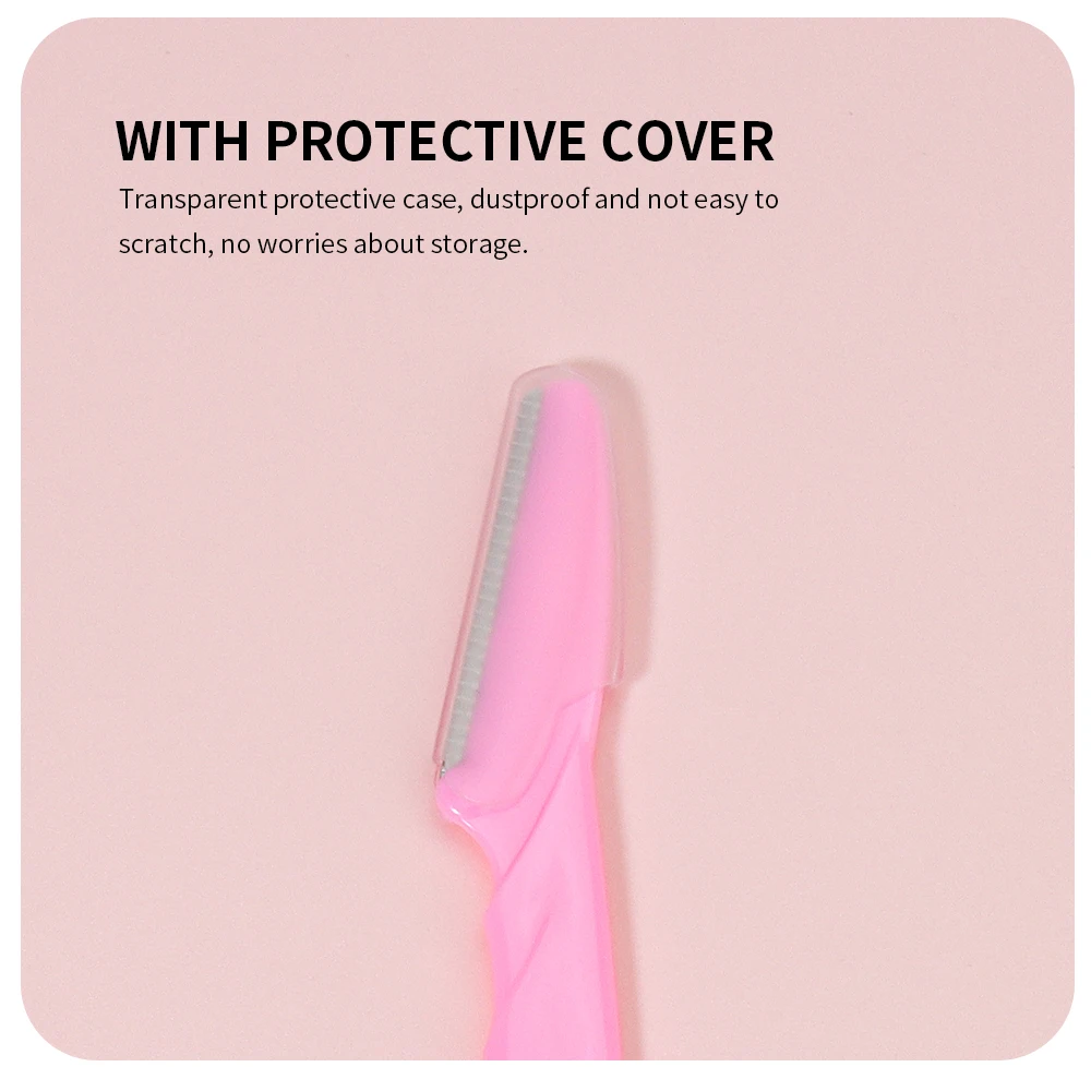 5/10/15Pcs Eyebrow Trimmer Blade Shaver Portable Face Razor Hair Removal Cutters Safety Woman Eye Brow Shaping Knife