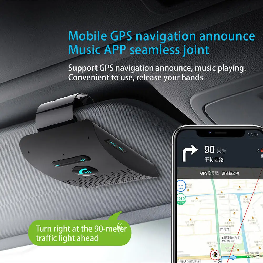 

Bluetooth-compatible Speakerphone For Car Hands-free Automatic Speaker Phone For Truck