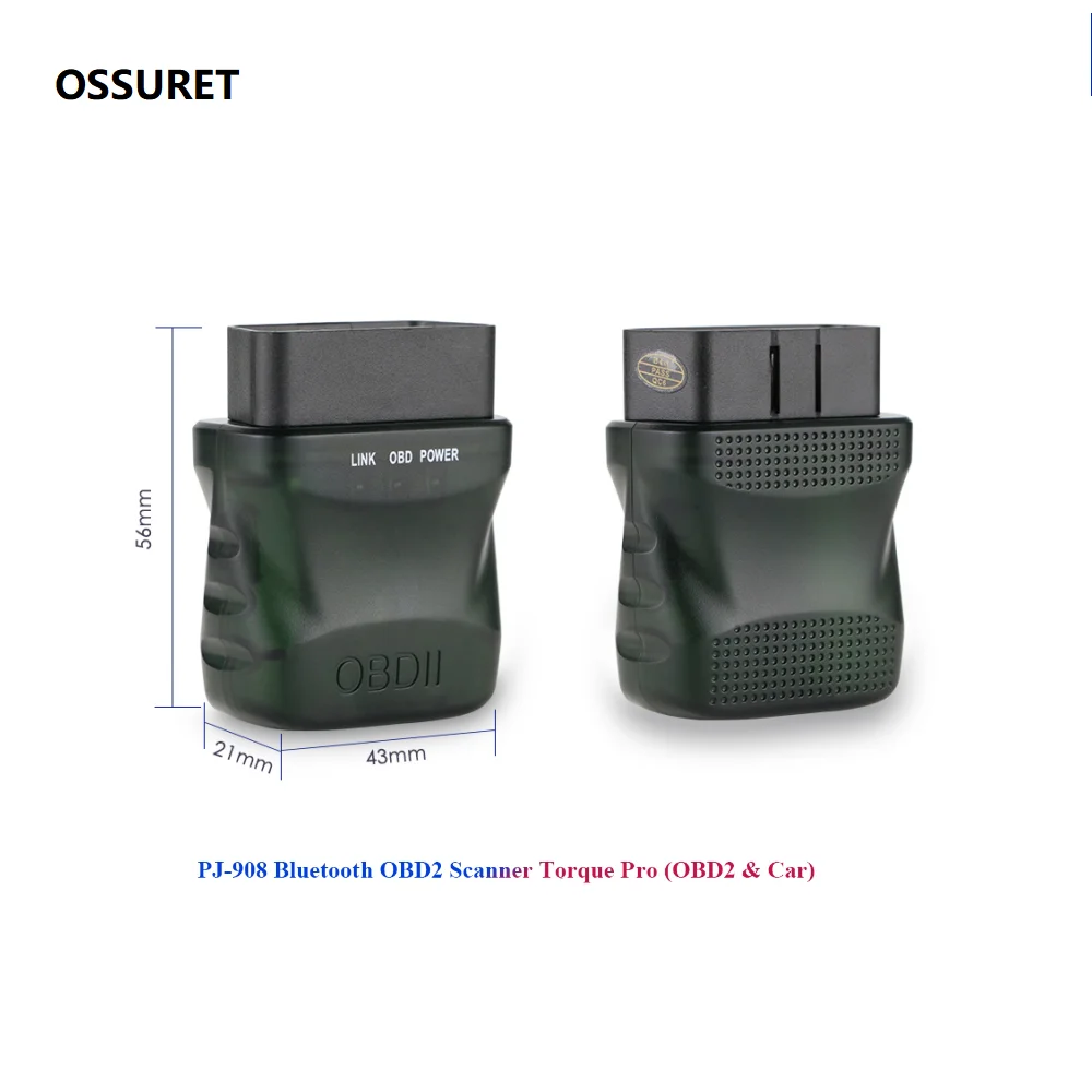 Фото Автомобильный монитор OSSURET, Bluetooth-сканер Torque Pro для стереосистемы, навигации, Авторадио, головное устройство, аудио-видео №2
