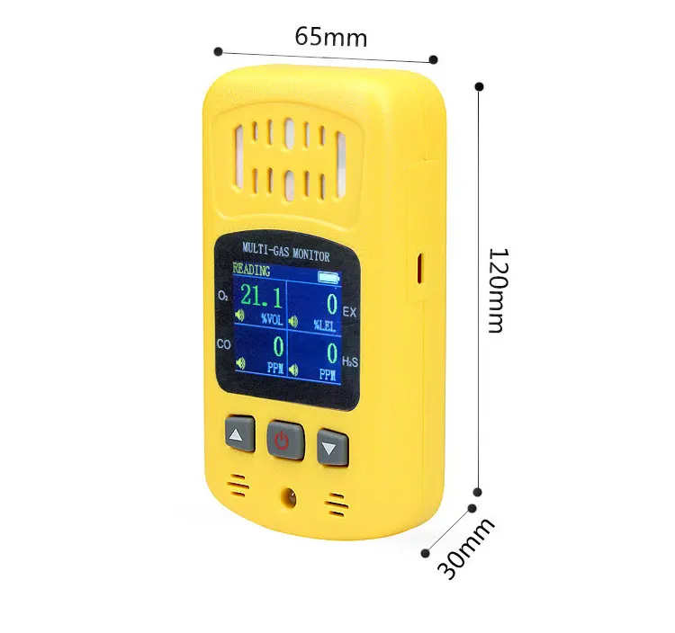 

UpgradeGas Detector Toxic And Harmful Gas Detector Combustible Carbon Monoxide Oxygen Hydrogen Sulfide Four-in-one Gas Detector