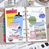 Time Archive Series - Second Bullet of Hand Account Tools, 6 Styles of Tape Diy Hand Account Base Stickers  Washi Tape Set 4