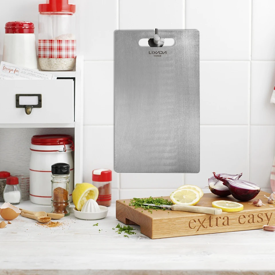 Pure Titanium Cutting Board for Kitchen Use