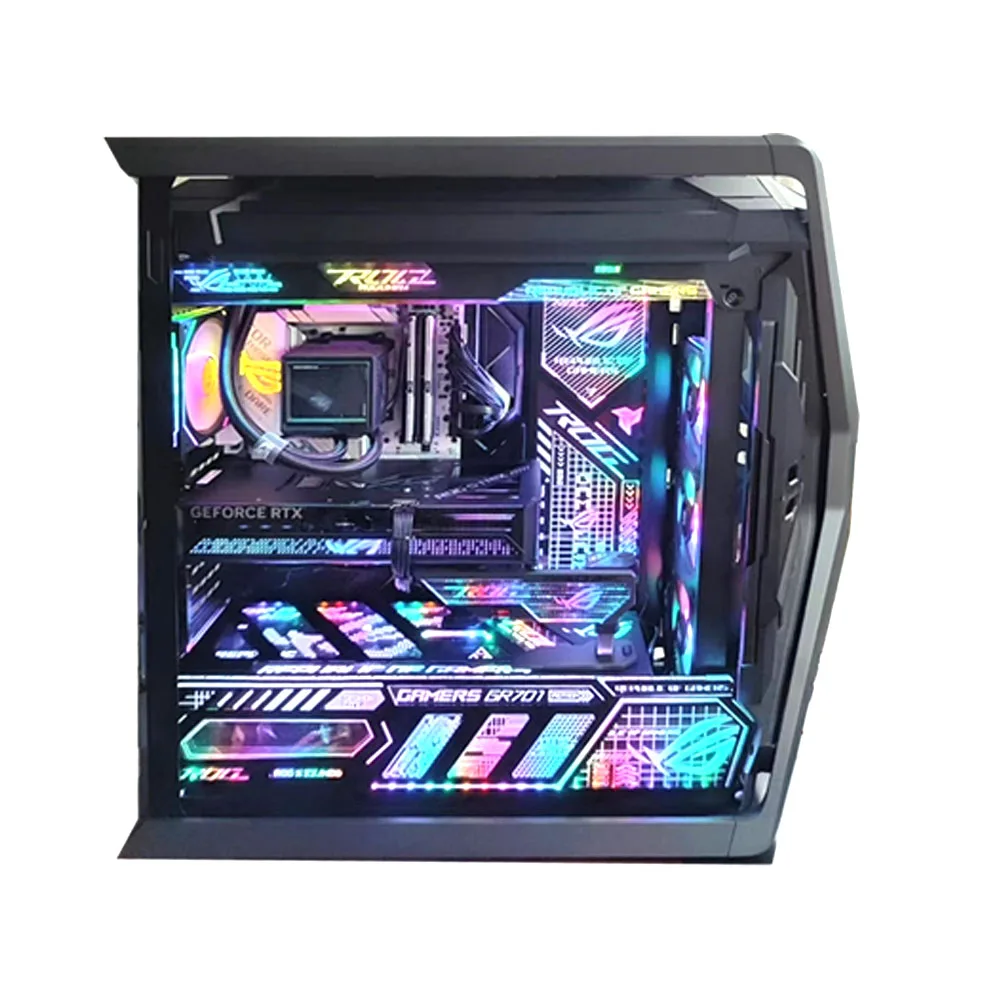 ARGB ROG GR701 HYPERION 섀시 조명 패널, 5V AURA SYNC 고품질 게이머 캐비닛 슈라우드 수리 PSU/360 라디에이터 플레이트