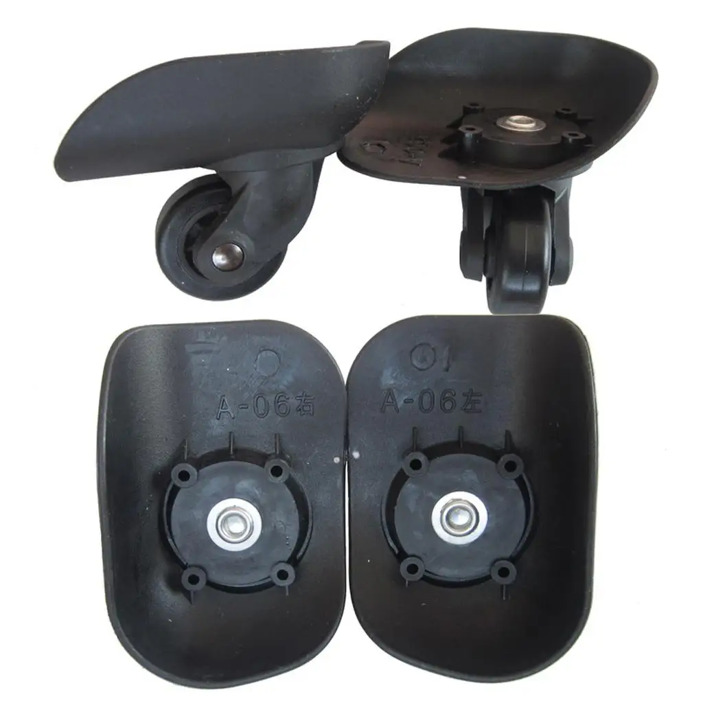 Ruote Di Ricambio Per Valigie - Set Di 2 Rotelle In PVC Per Bagagli A Guscio Duro - Foto 9