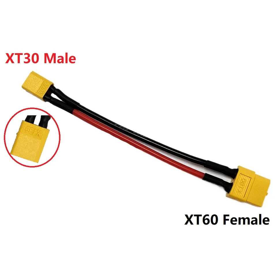 Lot De 4 Adaptateurs XT30 Vers Connecteur Deans T - Pour Drones RC, FPV, Sans Soudure, Plug And Play