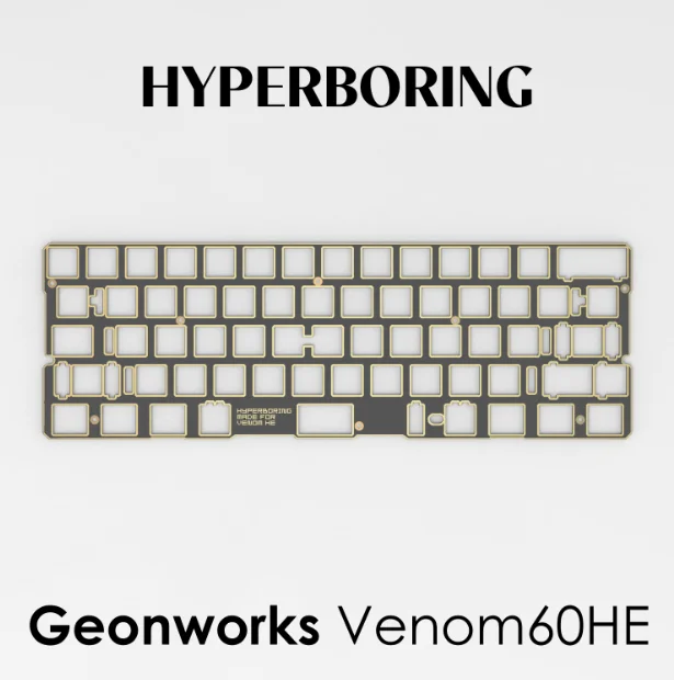 キーボード Venom60 HE PCB plate Geon Venom 60 HE PCB – Divinikey