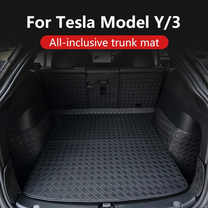 Tapis De Sol TPE Pour Tesla Model Y (2021-2025) - Protection Intérieur - Facile à Nettoyer