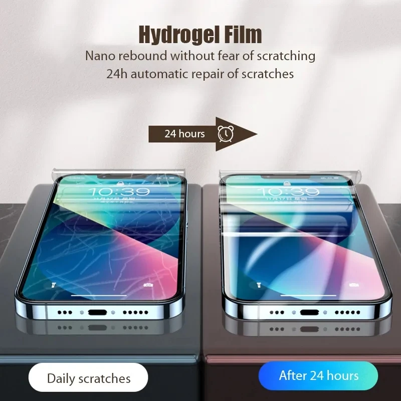 Premium Hydrogel Full Cover Screen Protector Pack (5 Pieces)