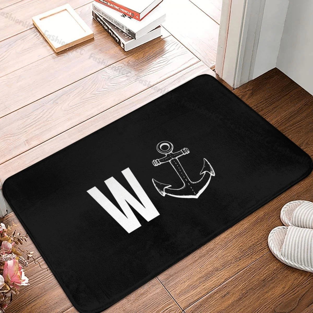 

Anchor Non-slip Doormat W Bath Kitchen Mat Welcome Carpet Indoor Modern Decor