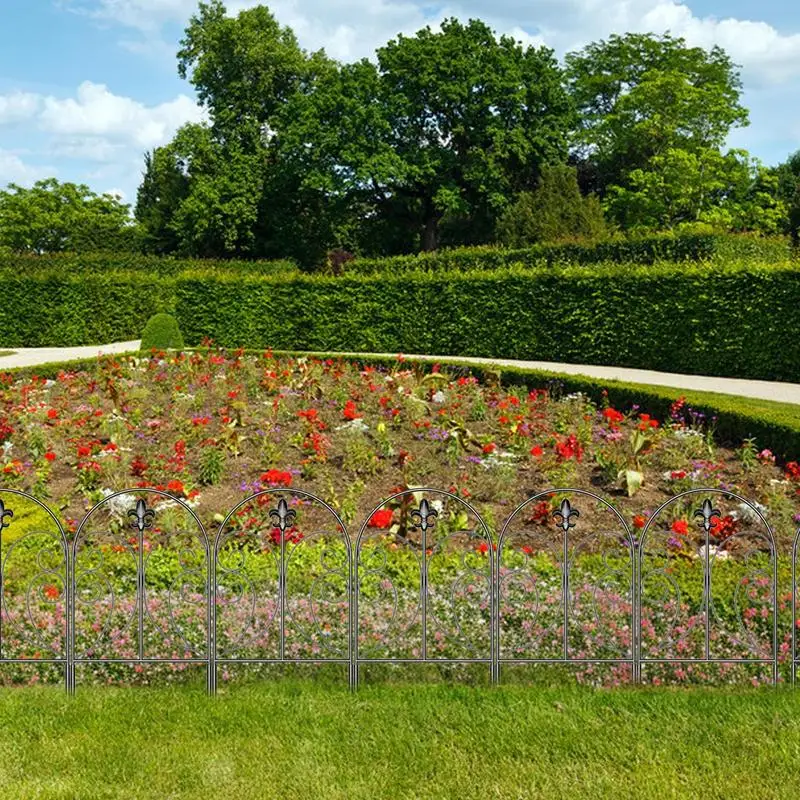 

Декоративное металлическое ограждение для сада, барьер для животных, уличное ограждение для собаки, ограда для двора, патио