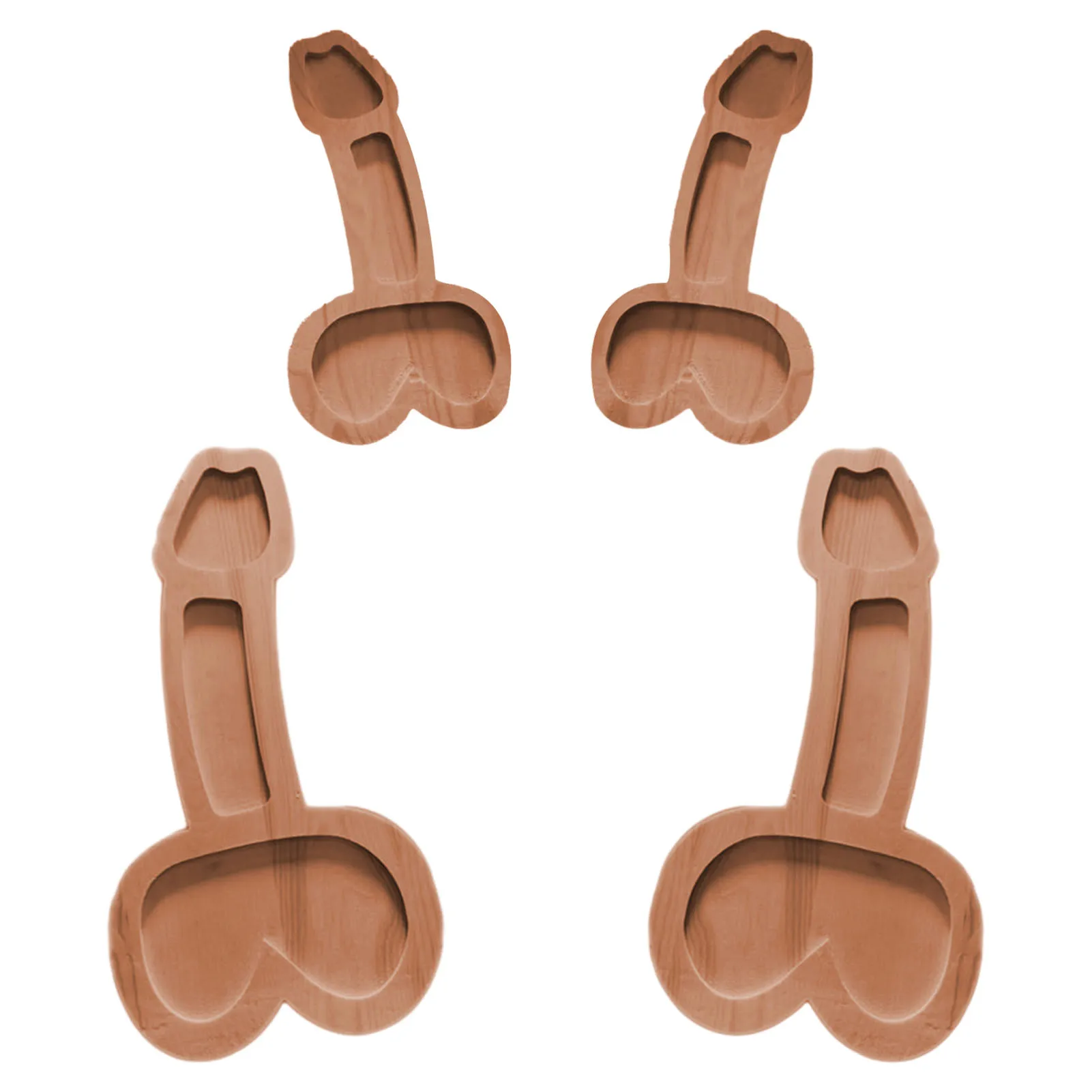 Wood Aperitif Board Cheese Charcuterie Board Snacks Cakes Charcuterie Tray Unique Solid Novelty Dick-shaped