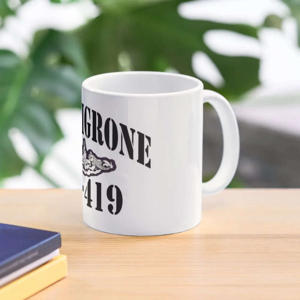 

USS TIGRONE (SS-419) STORE Coffee Mug Porcelain Breakfast Cups Thermo Cups To Carry Cups For Tea Mug