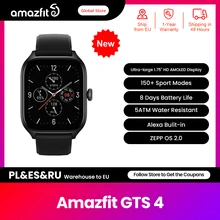 New Product 2022 Amazfit GTS 4 Smartwatch With Alexa Built-in 150 Sports Modes Smart Watch Zepp App For Android IOS Phone