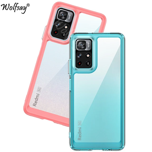 Funda suave y de color para el Xiaomi Redmi Note 11/Poco M4 Pro 5G