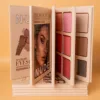 43-color makeup palette, four-layer book-style eye shadow palette, matte pearlescent blush, contour and highlight all in one 1